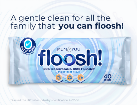 New Product Alert: Mum & You Floosh! Moist Toilet Tissue!