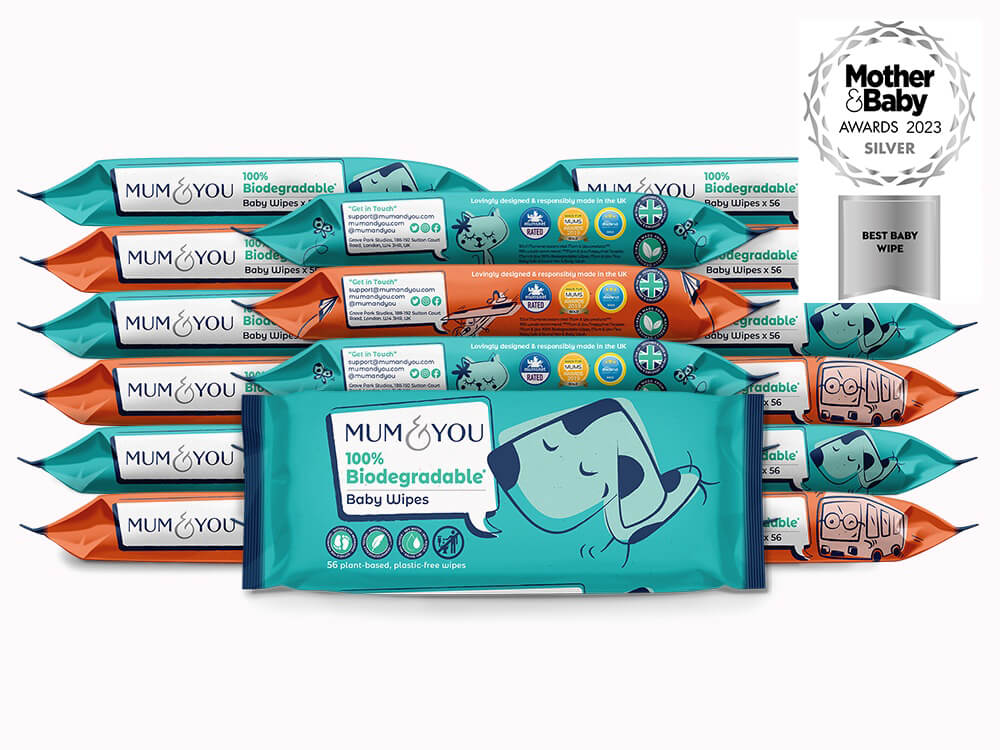 100% Biodegradable Eco-Friendly Baby Wipes