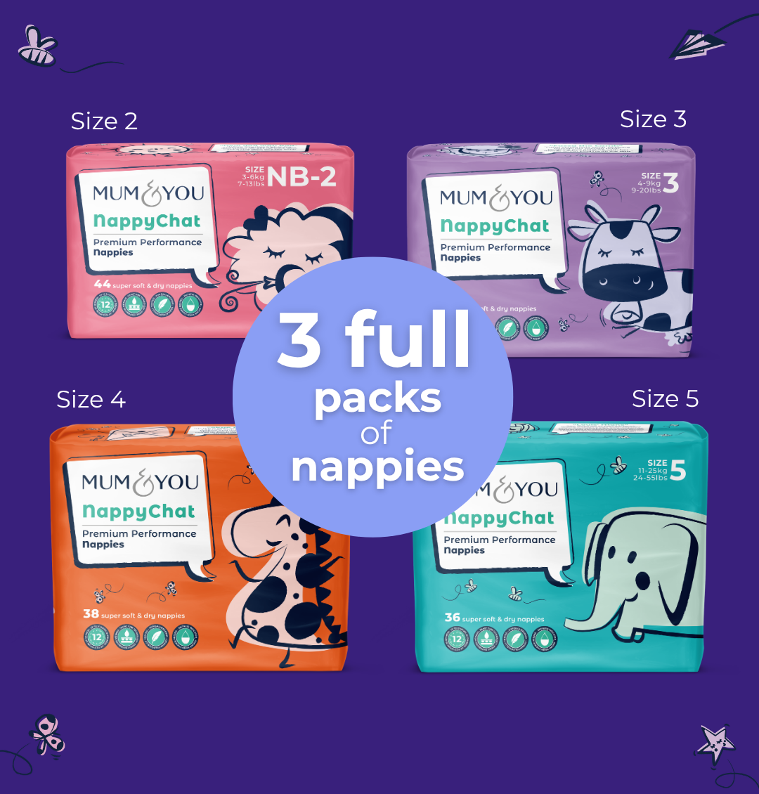 Premium Performance Nappies Free Trial