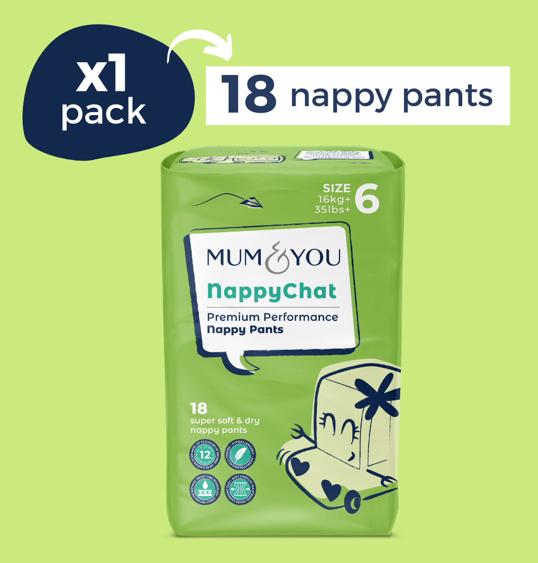 Premium Performance Nappy Pants