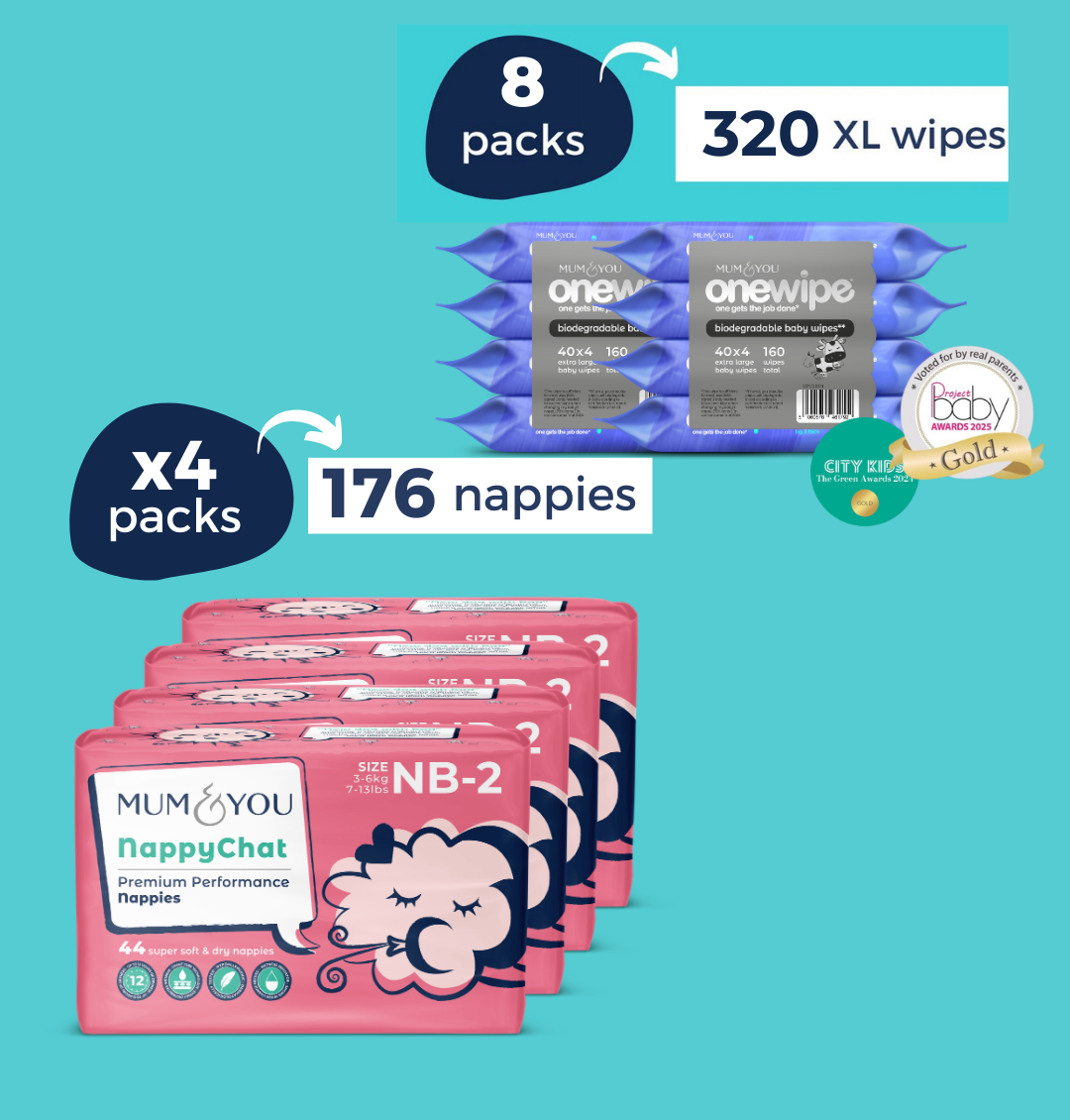 Nappies and Wipes Bundle