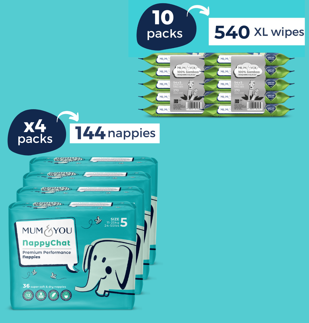 Nappies and Wipes Bundle