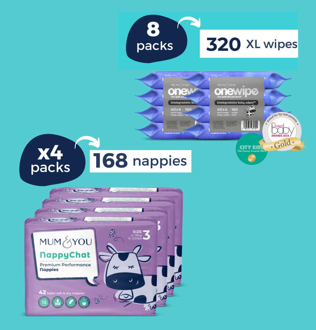 Nappies and Wipes Bundle