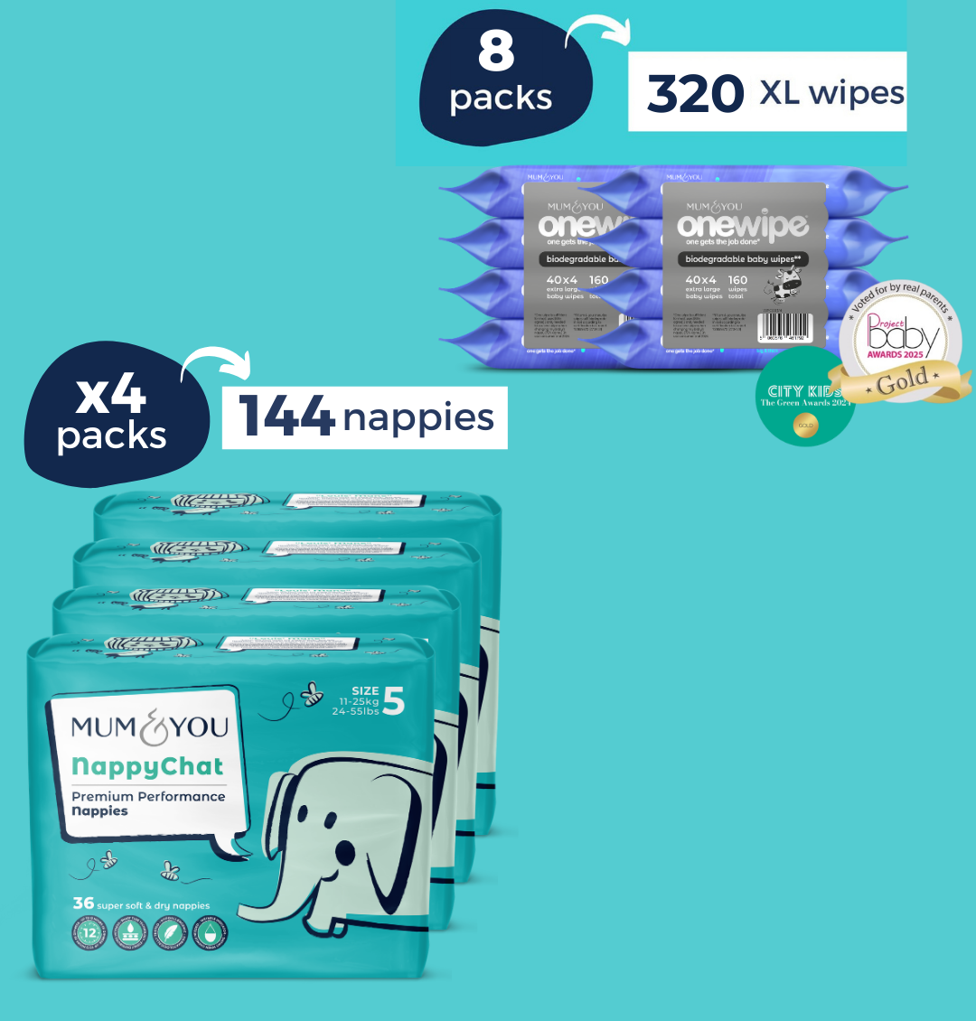 Nappies and Wipes Bundle