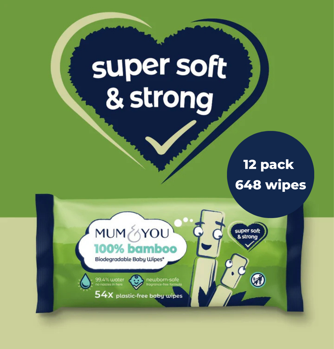 Bamboo Wipes 12 Pack