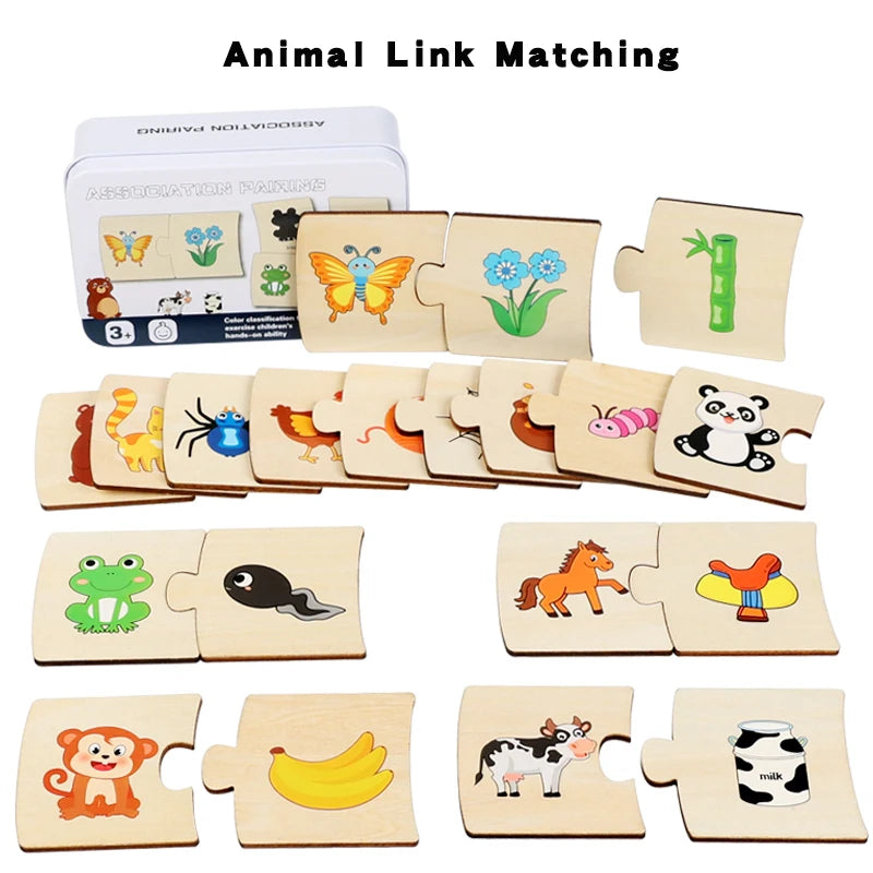 Engaging Wooden Puzzles for Toddlers - Boost Number Recognition and Logical Thinking Skills!