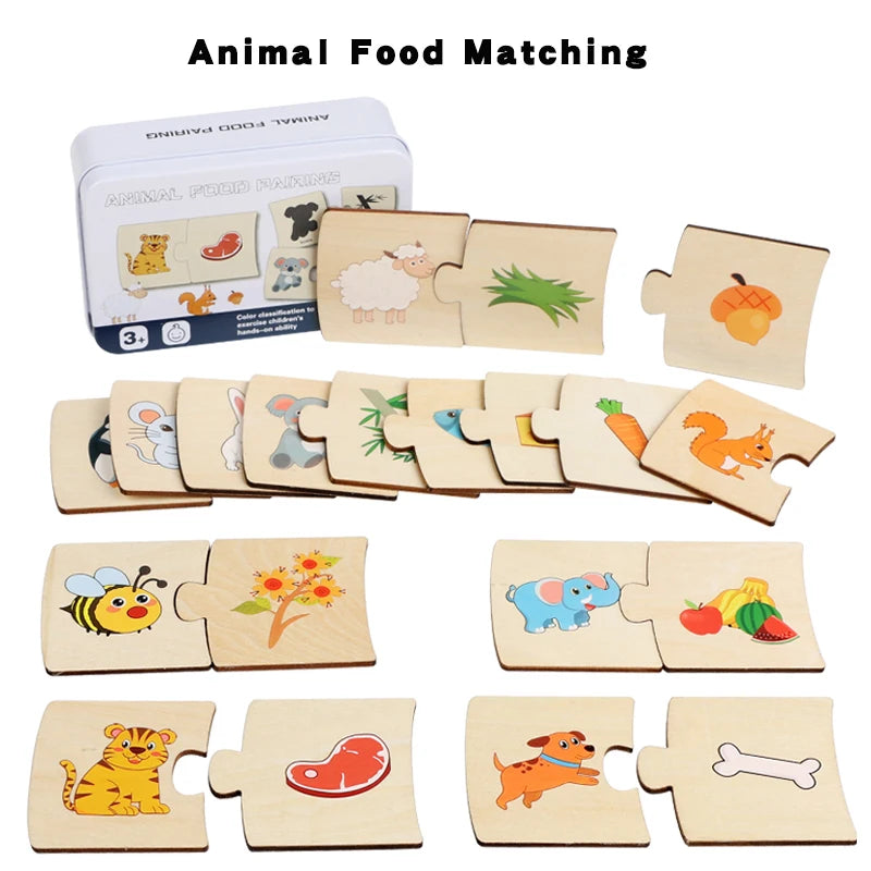 Engaging Wooden Puzzles for Toddlers - Boost Number Recognition and Logical Thinking Skills!