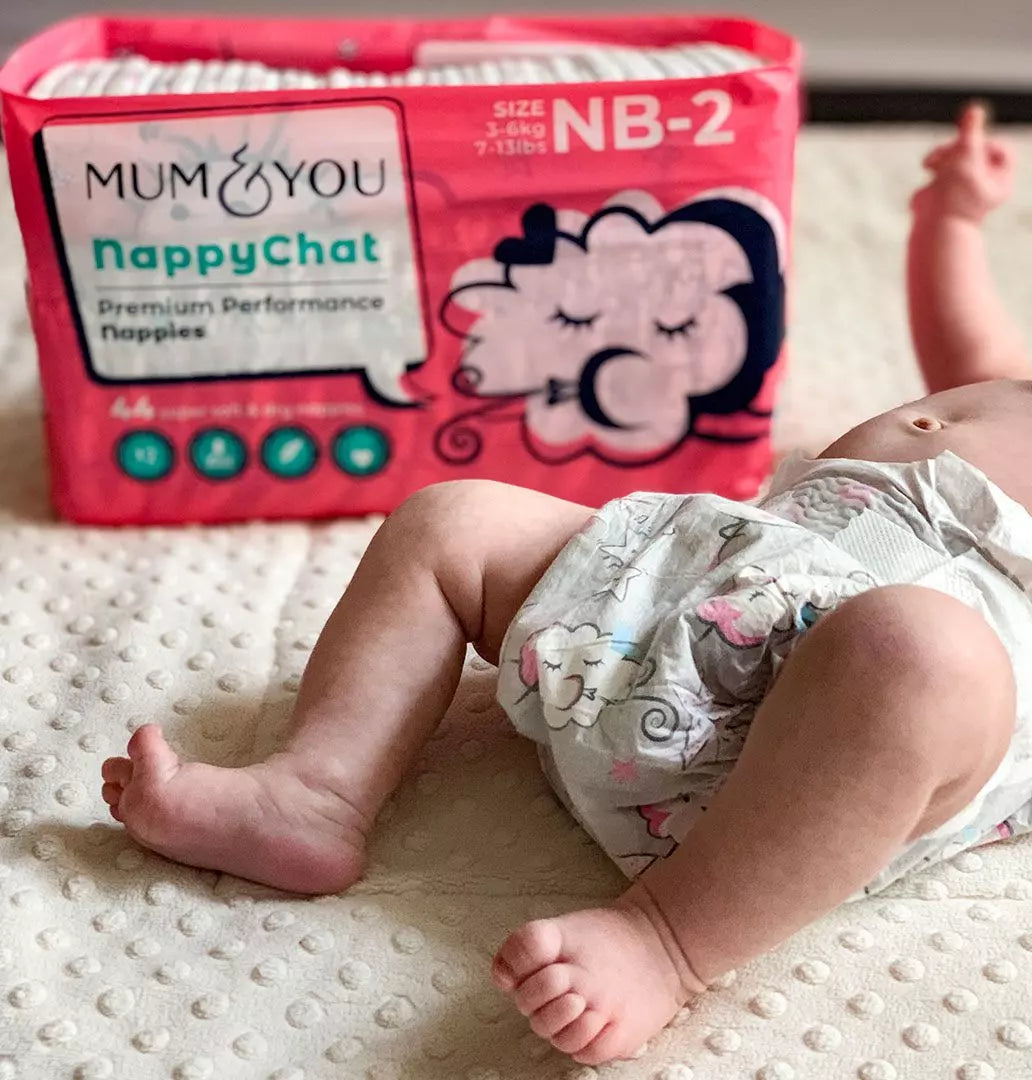 M&Y Nappychat Smart Tube Nappies Size 2 Pack of  3
