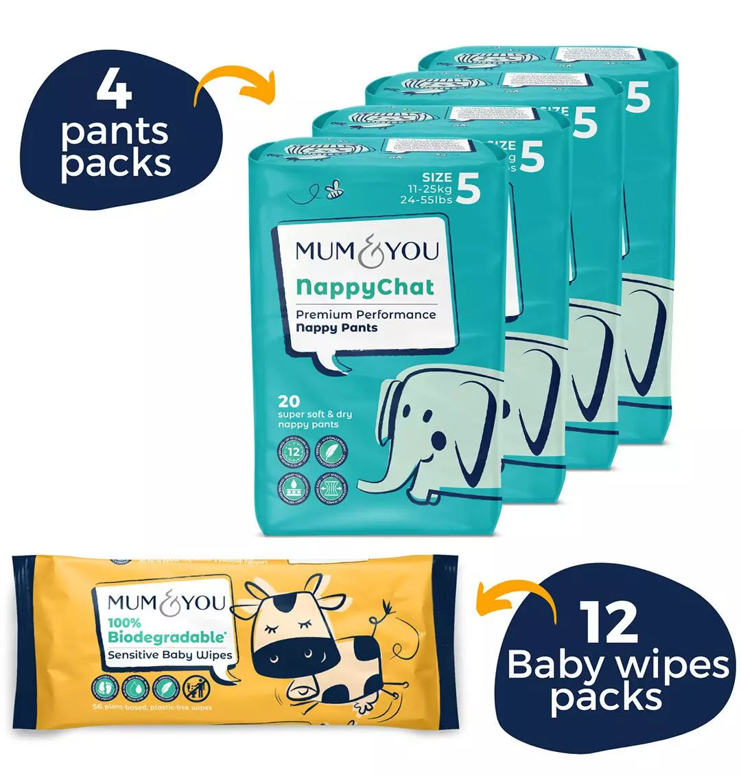 Eco Nappies and Wipes Bundle
